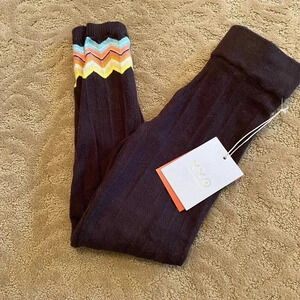 NWT new target missoni 20th anniversary girls knit leggings sweater chevron S